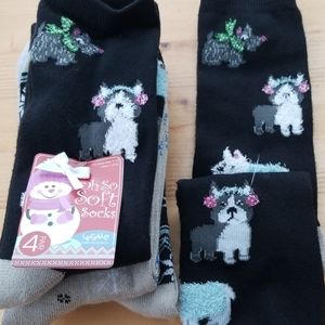 NEW Winter 4pk Socks Gift Set